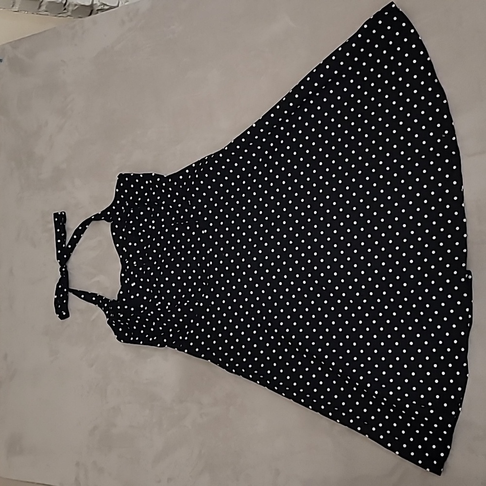 Dori Black Polkadot Dress Size 2X